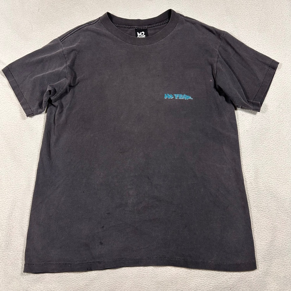 No Fear Graphic T-Shirt Mens Medium Black Life Is A Contact Sport Vintage 90s